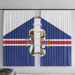 Afro Cape Verde Football Window Curtain 2026 Tubaroes Azuis First-ever World Cup - African Pride