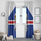 Afro Cape Verde Football Window Curtain 2026 Tubaroes Azuis First-ever World Cup - African Pride