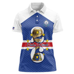 Personalized Afro Cape Verde Football Women Polo Shirt 2026 Tubaroes Azuis First-ever World Cup - African Pride