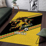 Jamaica 2026 Football Custom Area Rug Go Reggae Boyz Rasta Lion Sporty
