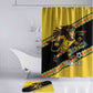 Jamaica 2026 Football Custom Bathroom Set Go Reggae Boyz Rasta Lion Sporty