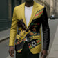 Jamaica 2026 Football Custom Blazer Go Reggae Boyz Rasta Lion Sporty