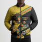 Jamaica 2026 Football Custom Bomber Puffer Jacket Go Reggae Boyz Rasta Lion Sporty