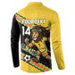 Jamaica 2026 Football Custom Button Sweatshirt Go Reggae Boyz Rasta Lion Sporty