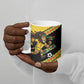 Jamaica 2026 Football Custom Ceramic Mug Go Reggae Boyz Rasta Lion Sporty