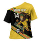 Jamaica 2026 Football Custom Cross Shoulder Shirt Go Reggae Boyz Rasta Lion Sporty