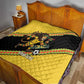 Jamaica 2026 Football Custom Quilt Go Reggae Boyz Rasta Lion Sporty
