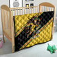 Jamaica 2026 Football Custom Quilt Go Reggae Boyz Rasta Lion Sporty