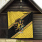 Jamaica 2026 Football Custom Quilt Go Reggae Boyz Rasta Lion Sporty
