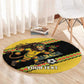 Jamaica 2026 Football Custom Round Carpet Go Reggae Boyz Rasta Lion Sporty