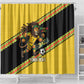 Jamaica 2026 Football Custom Shower Curtain Go Reggae Boyz Rasta Lion Sporty
