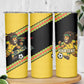 Jamaica 2026 Football Custom Skinny Tumbler Go Reggae Boyz Rasta Lion Sporty