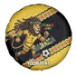 Jamaica 2026 Football Custom Spare Tire Cover Go Reggae Boyz Rasta Lion Sporty