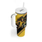 Jamaica 2026 Football Custom Tumbler With Handle Go Reggae Boyz Rasta Lion Sporty