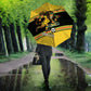 Jamaica 2026 Football Custom Umbrella Go Reggae Boyz Rasta Lion Sporty