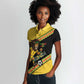 Jamaica 2026 Football Custom Women Polo Shirt Go Reggae Boyz Rasta Lion Sporty
