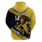 Jamaica 2026 Football Custom Zip Hoodie Go Reggae Boyz Rasta Lion Sporty