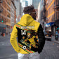 Jamaica 2026 Football Custom Zip Hoodie Go Reggae Boyz Rasta Lion Sporty