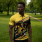 Jamaica 2026 Football Custom Zipper Polo Shirt Go Reggae Boyz Rasta Lion Sporty