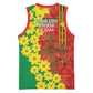 Enkutatash Ethiopia Basketball Jersey Melkam Addis Amet Adey Abeba Flower - African Pride