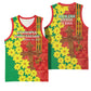 Enkutatash Ethiopia Basketball Jersey Melkam Addis Amet Adey Abeba Flower - African Pride