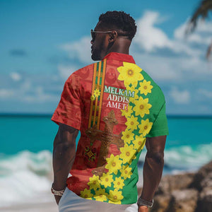 Enkutatash Ethiopia Hawaiian Shirt Melkam Addis Amet Adey Abeba Flower