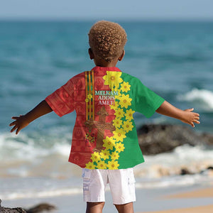 Enkutatash Ethiopia Kid Hawaiian Shirt Melkam Addis Amet Adey Abeba Flower