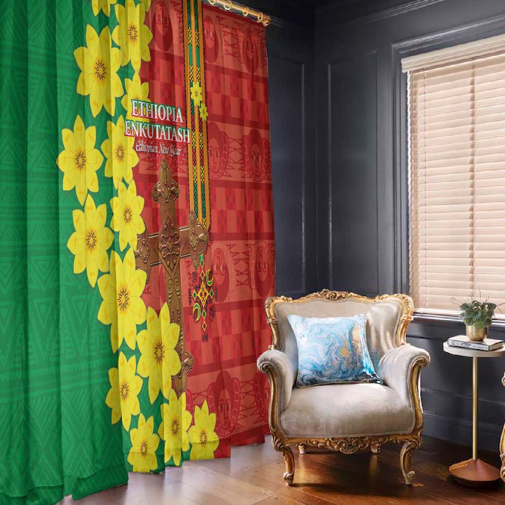 Enkutatash Ethiopia Window Curtain Melkam Addis Amet Adey Abeba Flower