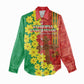 Enkutatash Ethiopia Women Casual Shirt Melkam Addis Amet Adey Abeba Flower LT14