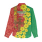 Enkutatash Ethiopia Women Casual Shirt Melkam Addis Amet Adey Abeba Flower LT14