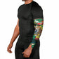 Personalized Benin Independence Day Arm Sleeves Coat Of Arms Leopard Oil Palm Leaves