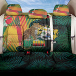 Benin Independence Day Back Car Seat Cover Coat Of Arms Leopard Oil Palm Leaves