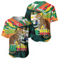 Personalized Benin Independence Day Baseball Jersey Coat Of Arms Leopard Oil Palm Leaves