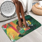 Benin Independence Day Bathroom Set Coat Of Arms Leopard Oil Palm Leaves