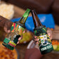 Personalized Benin Independence Day 4 in 1 Can Cooler Tumbler Coat Of Arms Leopard Oil Palm Leaves