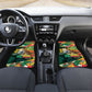 Personalized Benin Independence Day Car Mats Coat Of Arms Leopard Oil Palm Leaves