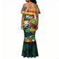 Personalized Benin Independence Day Mermaid Dress Coat Of Arms Leopard Oil Palm Leaves
