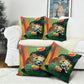 Benin Independence Day Pillow Cover Coat Of Arms Leopard Oil Palm Leaves
