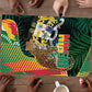 Benin Independence Day Puzzle Coat Of Arms Leopard Oil Palm Leaves