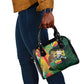 Benin Independence Day Shoulder Handbag Coat Of Arms Leopard Oil Palm Leaves