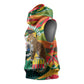 Personalized Benin Independence Day Sleeveless Hoodie Coat Of Arms Leopard Oil Palm Leaves
