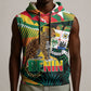 Personalized Benin Independence Day Sleeveless Hoodie Coat Of Arms Leopard Oil Palm Leaves