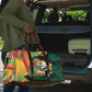 Benin Independence Day Travel Bag Coat Of Arms Leopard Oil Palm Leaves