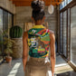 Personalized Benin Independence Day Women Sleeveless Polo Shirt Coat Of Arms Leopard Oil Palm Leaves