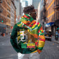 Personalized Benin Independence Day Zip Hoodie Coat Of Arms Leopard Oil Palm Leaves
