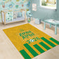South Africa Soccer 2026 Area Rug Bafana Bafana Kaofela Protea Yellow