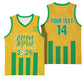 South Africa Soccer 2026 Custom Basketball Jersey Bafana Bafana Kaofela Protea Yellow
