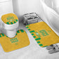 South Africa Soccer 2026 Bathroom Set Bafana Bafana Kaofela Protea Yellow