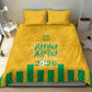 South Africa Soccer 2026 Bedding Set Bafana Bafana Kaofela Protea Yellow