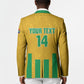 South Africa Soccer 2026 Custom Blazer Bafana Bafana Kaofela Protea Yellow